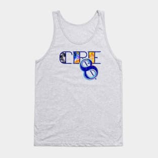 Colorful Cre8 (Create) Inspirational and Motivational Art Tank Top